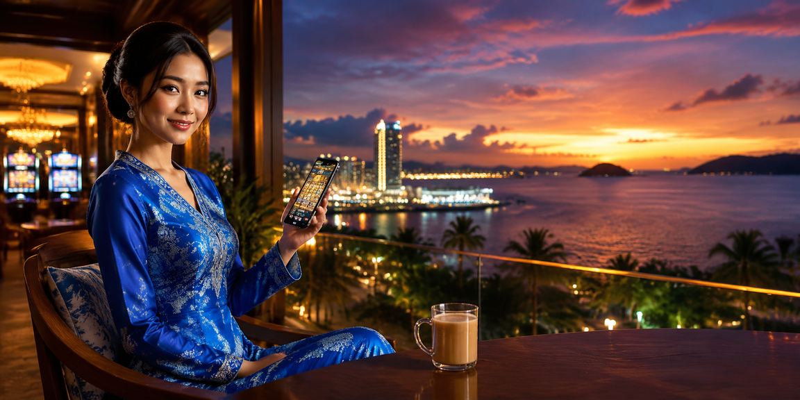Proses deposit kasino dalam talian dengan pakaian baju kurung Kota Kinabalu