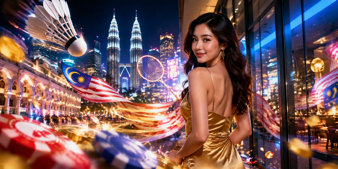 Suasana kasino hiburan mewah gaya Malaysia di Kuala Lumpur